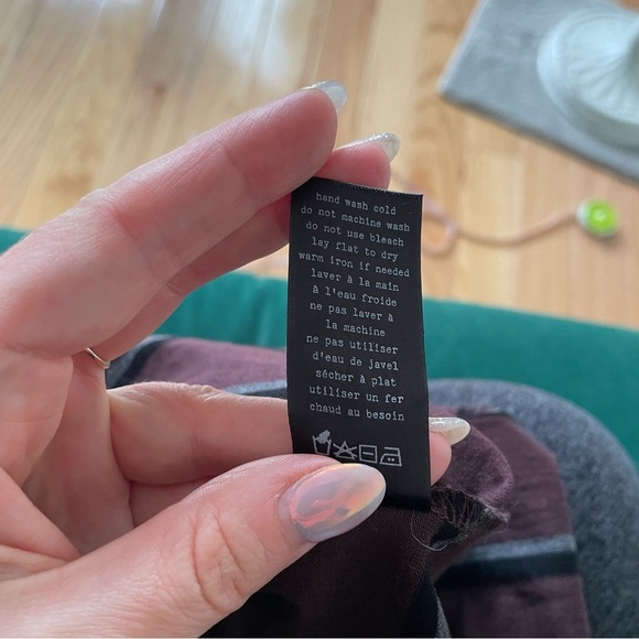 Rag & Bone Maroon Cotton Striped Short Sleeve Crewneck Tee T-Shirt EUC Size S - Picture 10 of 11